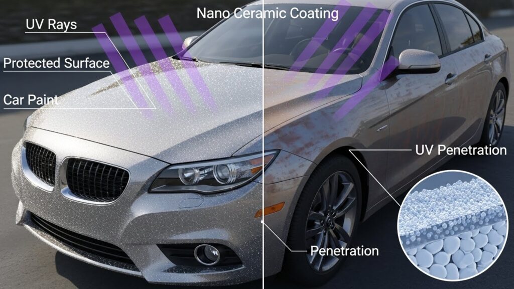 How Nano Ceramic Coating Protects Your Car from UV Rays and Prevents Fading